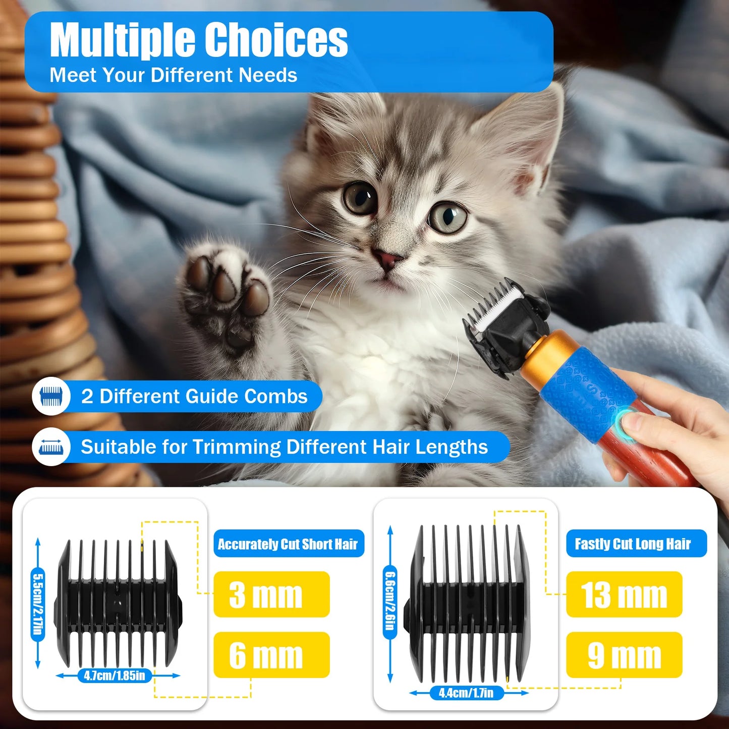36W Electric Sheep Goat Shears Animal Grooming Shearing Clipper Farm Supply Sheep Goat Shears Pets Dogs Rabbit Shearing Shaver